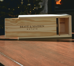 One Bottle Wood Box